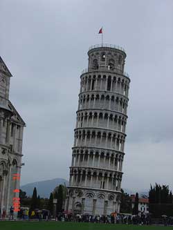 Leaning tower