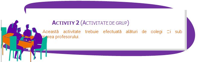 ACTIVITY 2 (GROUP ACTIVITY)
This activity is to be carried out together with your peers and with the guidance of your teacher.
