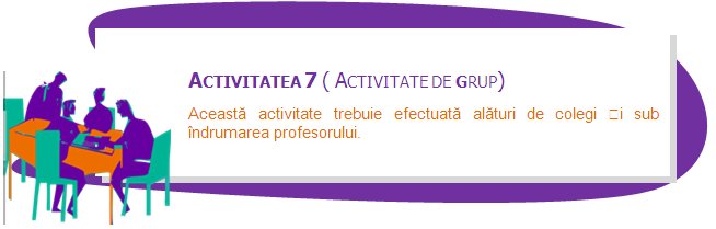 ACTIVITY 7 (GROUP ACTIVITY)
This activity is to be carried out together with your peers and with the guidance of your teacher.
