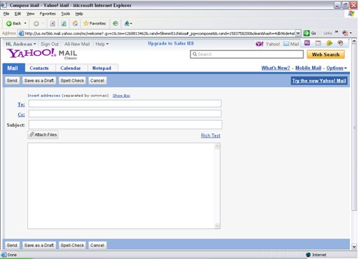 Yahoo mail